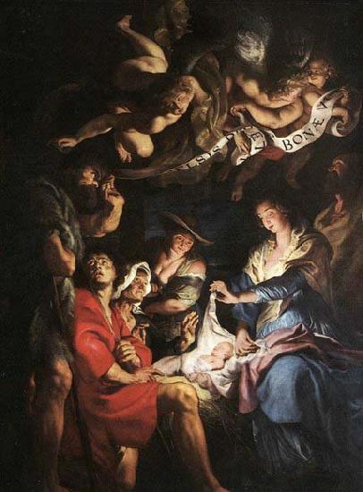 unknow artist Adoration of the Shepherds oil painting image